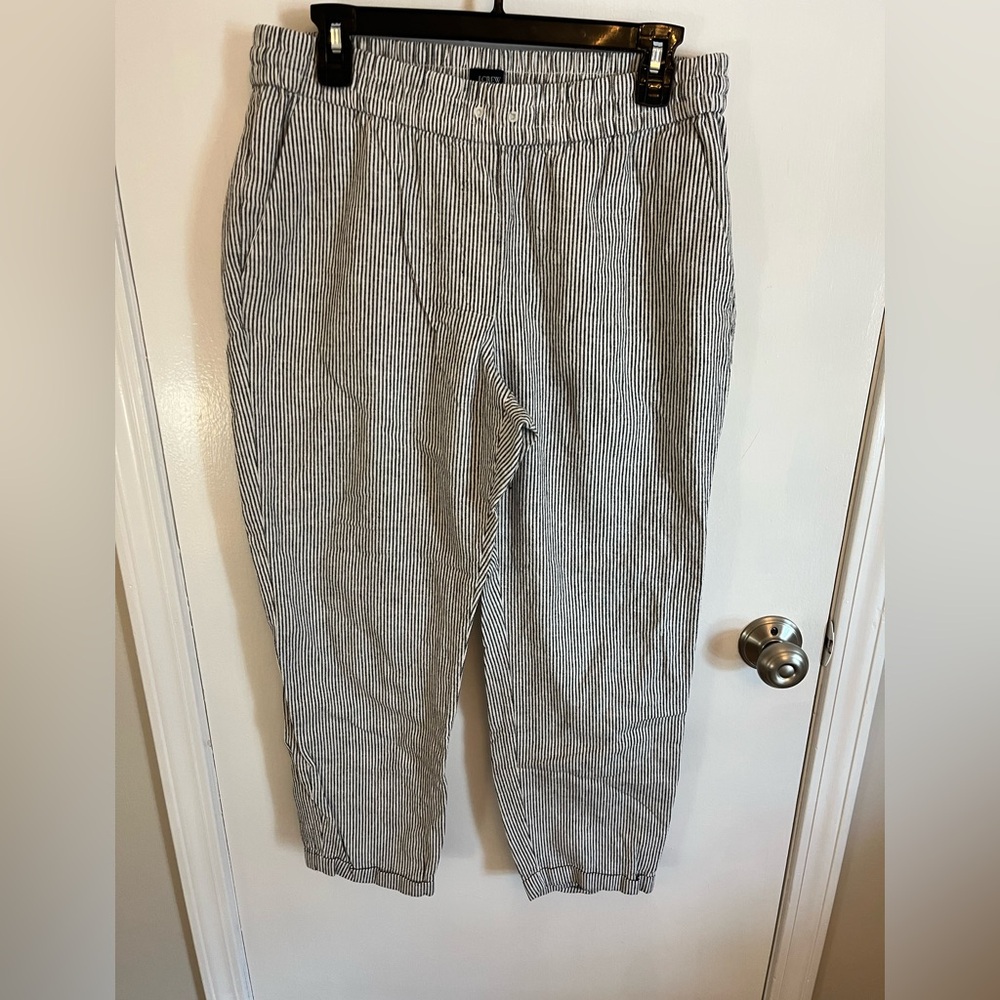 J crew linen pants
